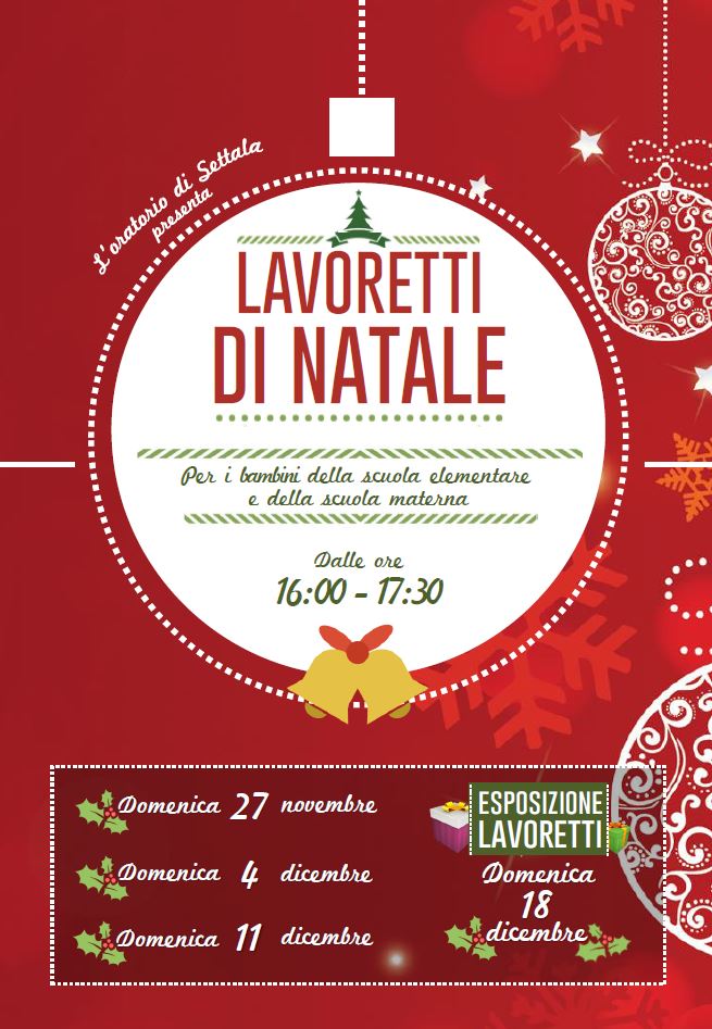 Lavoretti Di Natale Oratorio.Lavoretti Archivi Comunita Pastorale Giovanni Paolo Ii
